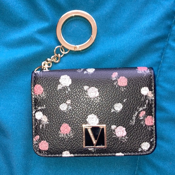 Victoria's Secret Handbags - Victoria’s Secret wallet keychain 💖🖤